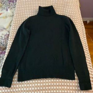 French Connection dark green turtleneck